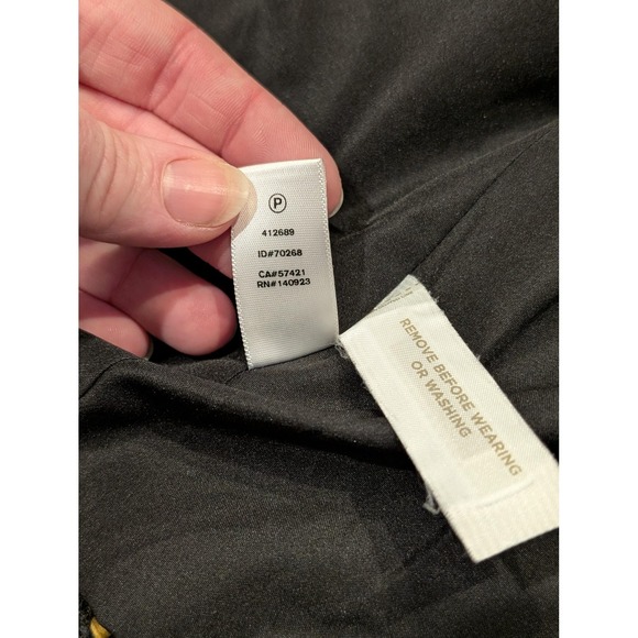 Ann Taylor LOFT Blazer Women 0 Dark Multi Tweed Boucle Open Front Fringe Lined - Picture 6 of 12